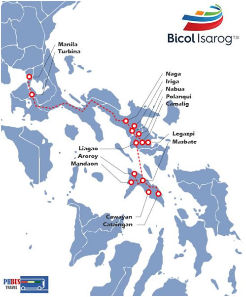 Elavil Bus Destinations