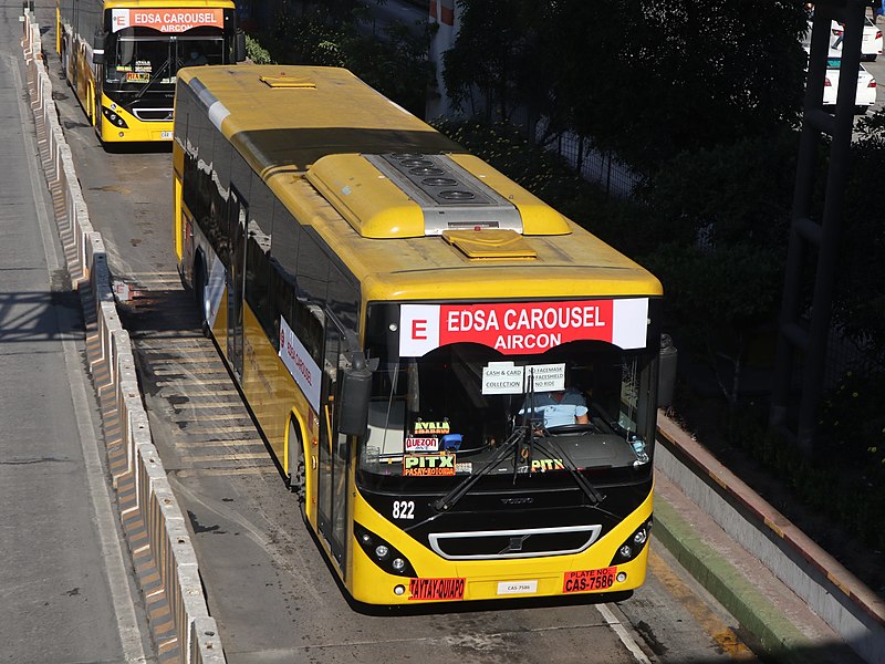 City Bus Routes: Metro Manila EDSA Carousel Map & Schedule