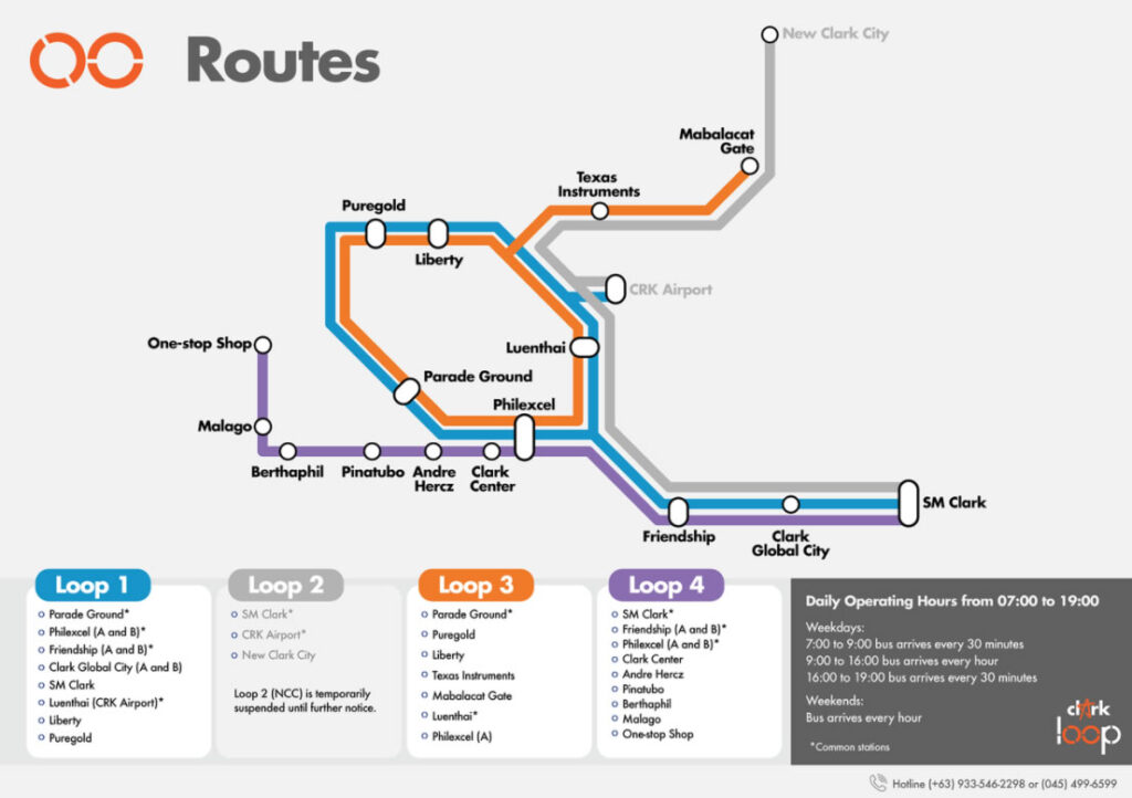 Clark Loop 3 Bus Routes