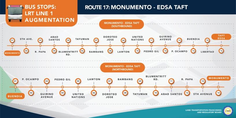 City Bus Route 17-Monumento – EDSA Taft