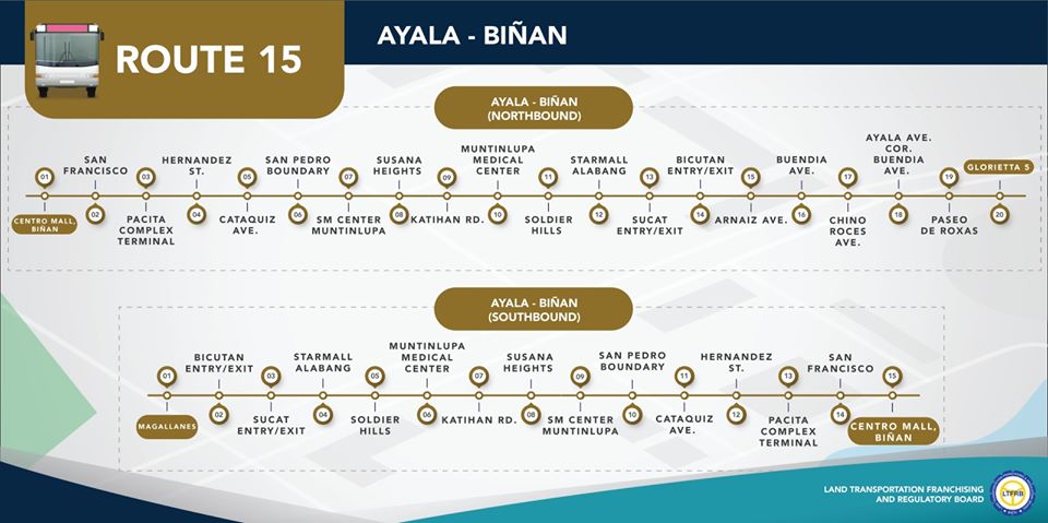 City Bus Route 15 Ayala Binan