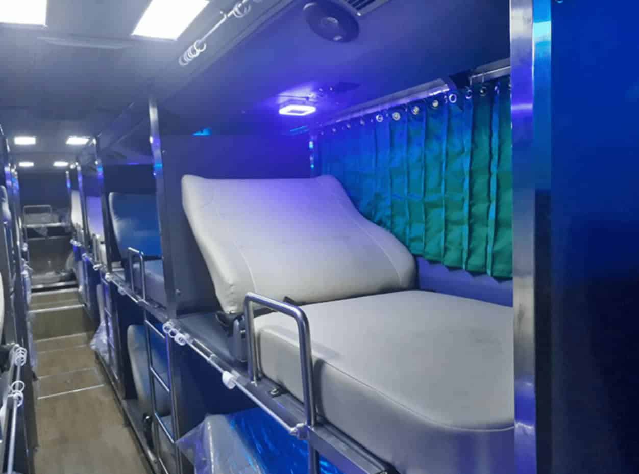 bicol isarog sleeper bus inside