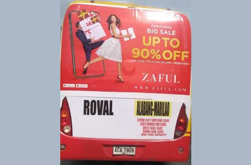 Bus Ads - Non EDSA Rear
